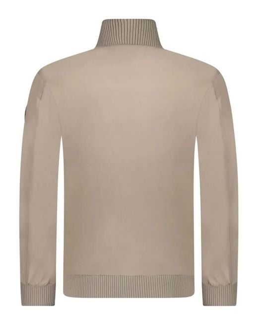 Woolrich Natural Matte-Finish Bomber Jacket for men