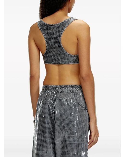 DIESEL Gray De-Toppy-S Top