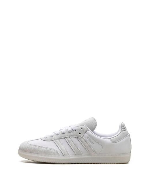 Adidas White Samba "Dash" Sneakers for men