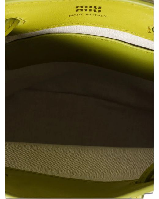 Miu Miu Metallic Suede Tote Bag