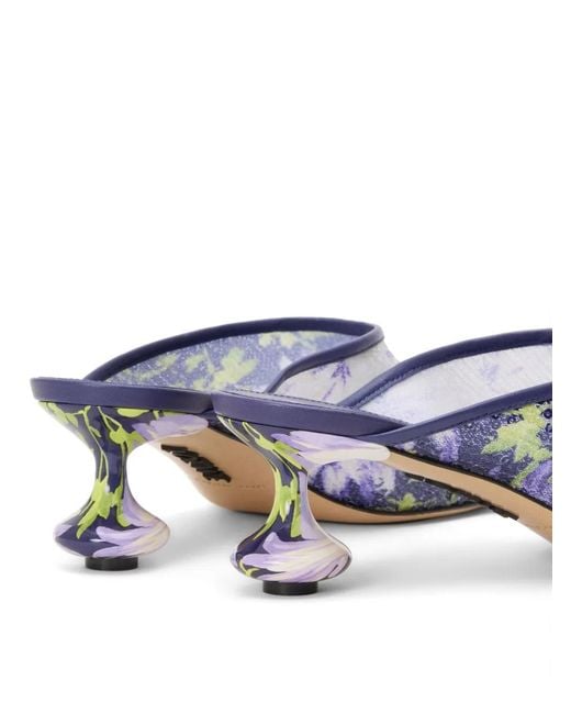Loewe White Toy Mules