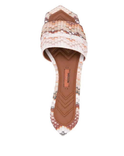 Missoni ジグザグ サンダル Pink