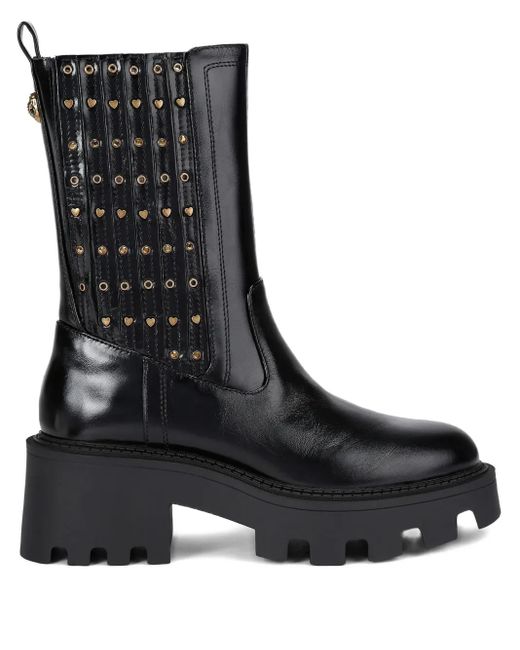 Kurt Geiger Chelsea Enkellaarzen Met Studs in het Black