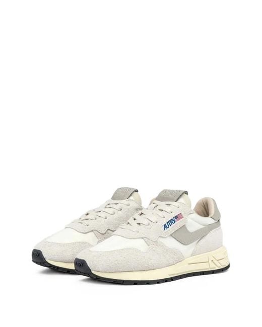 Autry White Laces Leather Trainers for men