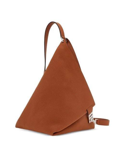 Ferragamo Brown Hug Buckle Slingbag (M) for men
