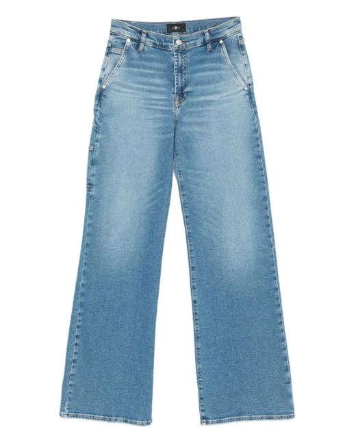 Jeans Utility di 7 For All Mankind in Blue