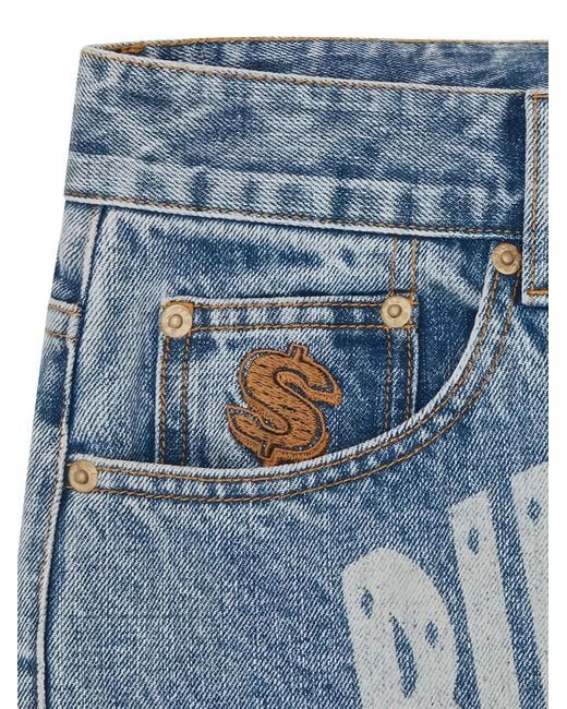 Vaqueros Rectos BBCICECREAM de hombre de color Blue