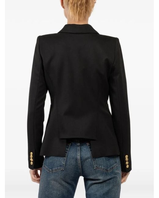 Smythe Black Single-Breasted Blazer