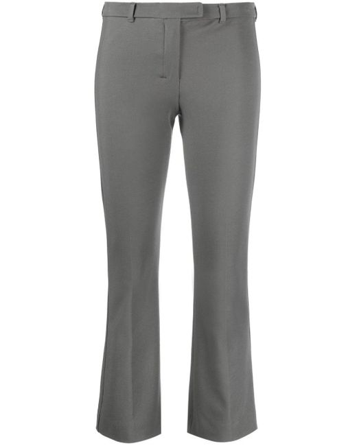 Pantalon court à coupe évasée Max Mara en coloris Gray