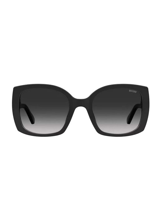 Moschino Black Square-Frame Sunglasses