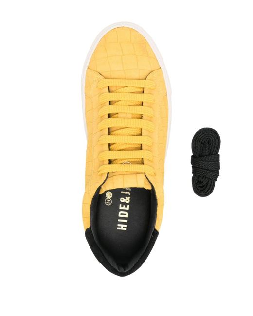 HIDE & JACK Yellow Essence Flute Sneakers