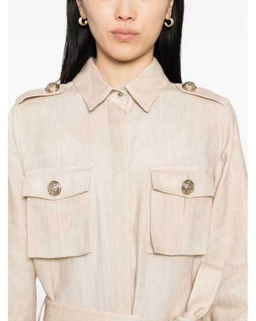 Elie Saab プリント ジャンプスーツ Natural