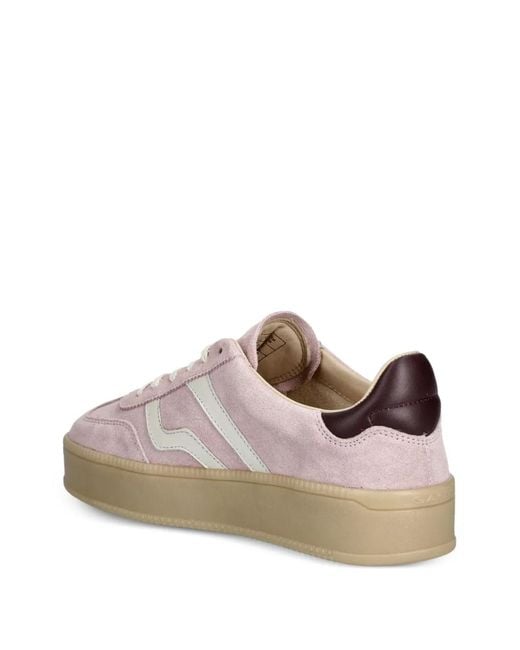 Gant Pink Stripe Panel Sneakers