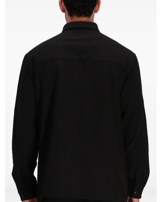 Boss Shirtjack Met Zakdetail in het Black voor heren