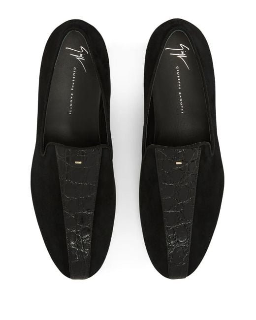 Giuseppe Zanotti Black Tuxedo Loafers for men
