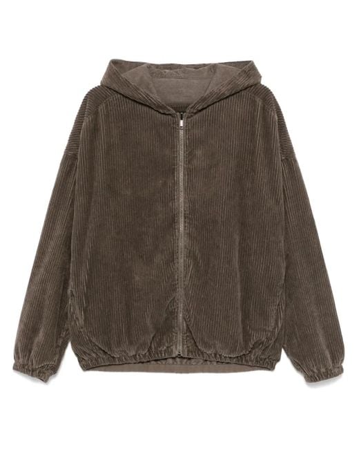 Transit Brown Corduroy Reversible Jacket for men