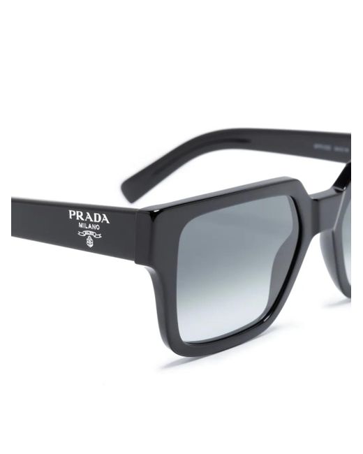 Prada Blue Square-Frame Sunglasses for men