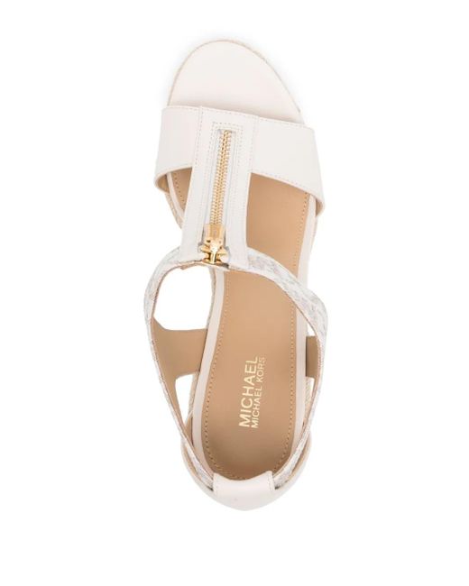 MICHAEL Michael Kors Natural Berkley 100Mm Wedge Espadrilles