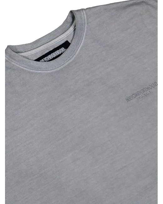 Neighborhood Pigmentgefärbtes T-Shirt in Gray für Herren