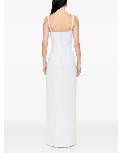 Elisabetta Franchi White X Pronovias Irmgard Maxi Dress