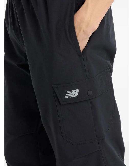 New Balance Black Ripstop Cargo Pants for men