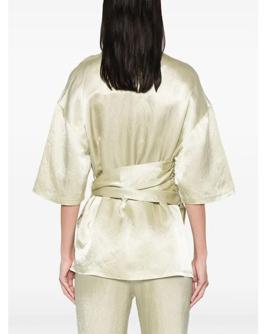 Nanushka White Besia Blouse
