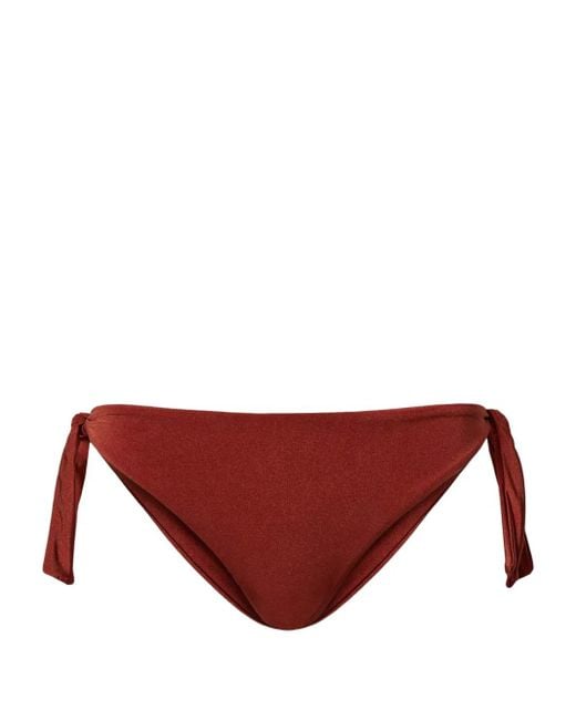Twinset Red Knitted Bikini Bottoms