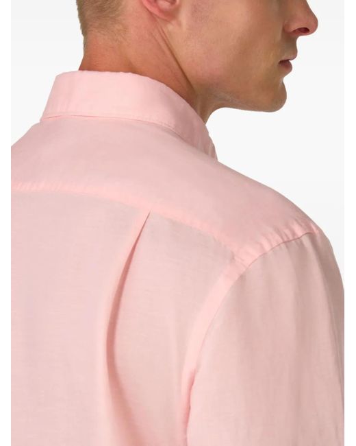 Boggi Pink Linen Shirt for men