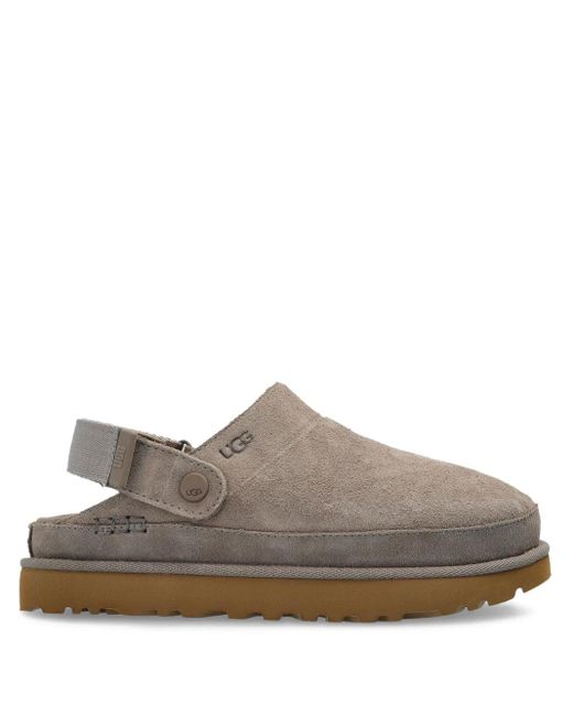 Ugg Brown W Goldenstar Clog Shoes