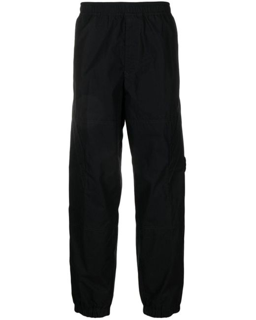 Stone Island Black Loose Cargo Trousers Ghost Piece Pack _O-Ventile for men