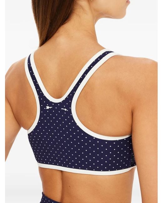Reggiseno Sportivo Spellbound Jade A Pois di The Upside in Blue