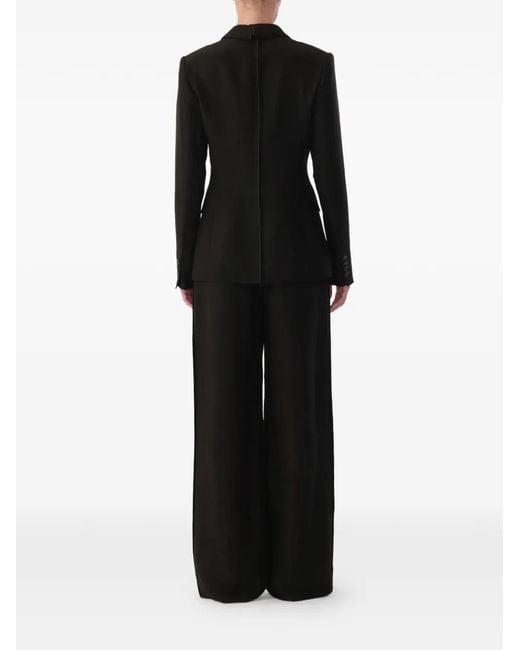 Jason Wu Black Twill Straight-Leg Trousers