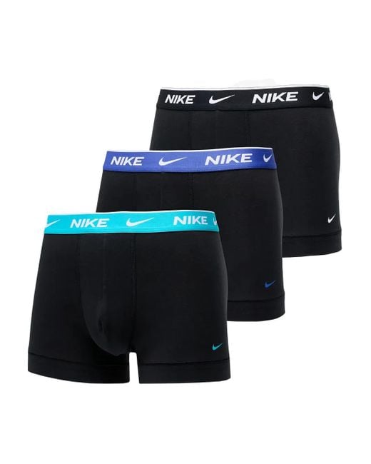 Nike Dri-FIT Boxershorts mit Logo-Bund (3er-Pack) in Black für Herren