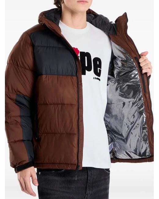 Columbia Brown Pike Lake Ii Hooded Colour-Block Jacket for men