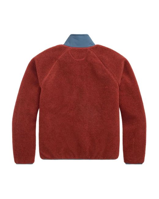 RRL Red Fleece-Texture Jacket for men