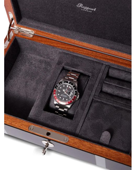 Rapport Black Carnaby Watch And Accessory Box