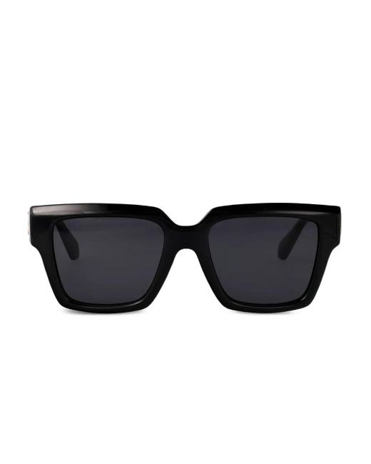 Ferragamo Eyewear Black Sonnenbrille Mit Eckigem Gestell