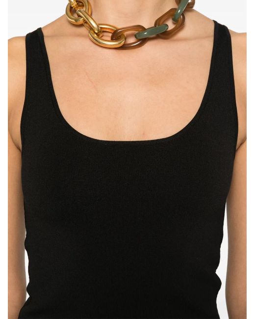 Knitt Toque Top Totême de color Black