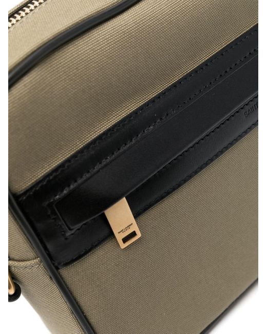 Saint Laurent Black Embossed-logo Shoulder Bag for men