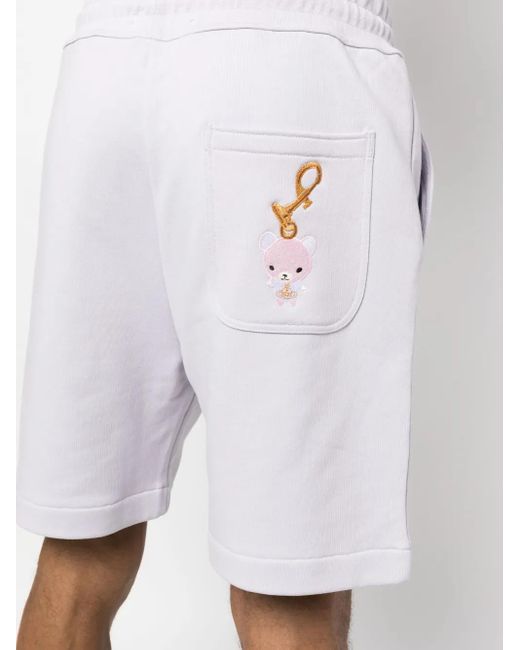 Bermuda En Coton Biologique À Lien De Resserrage Vivienne Westwood pour homme en coloris White