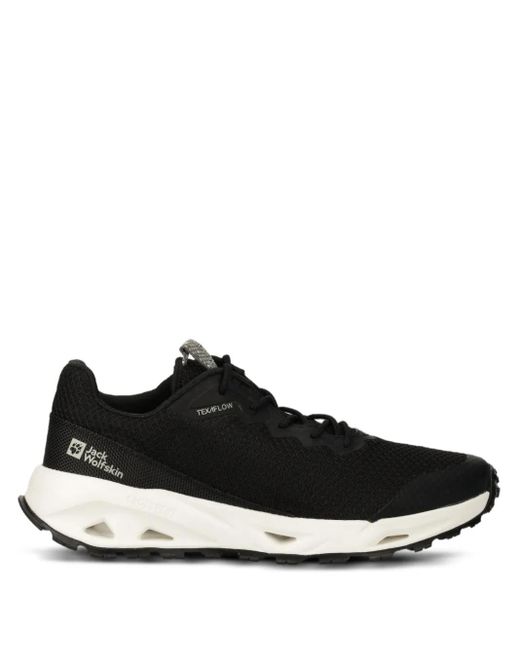 Jack Wolfskin Black Prelight Logo-Print Sneakers for men