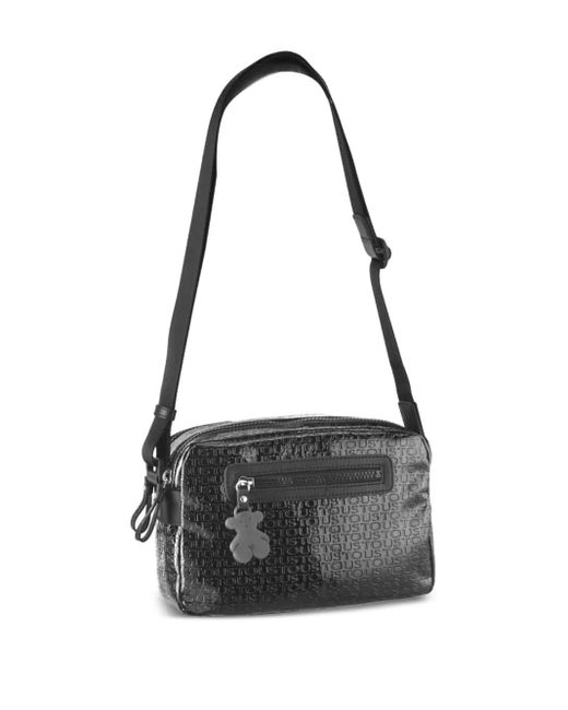 Tous Black Lindsay Logo Shoulder Bag
