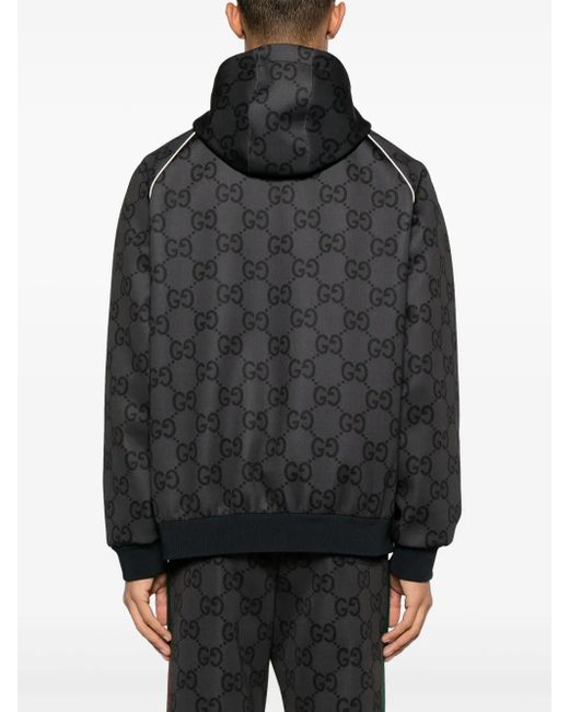 メンズ Gucci ジャンボ GG ジップジャケット Gray