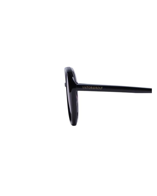 Viktor & Rolf Pink Pilot-Frame Sunglasses
