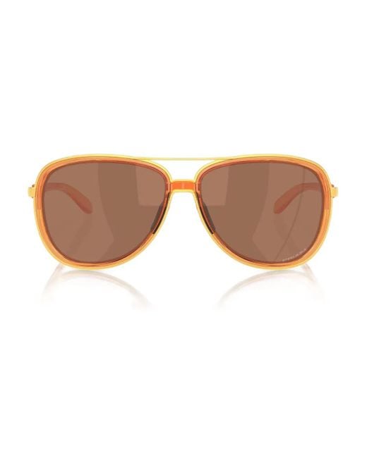 Occhiali Da Sole Split Time Stile Pilota di Oakley in Brown