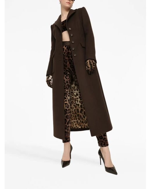 Dolce & Gabbana White Logo-Charm Hoop Earrings