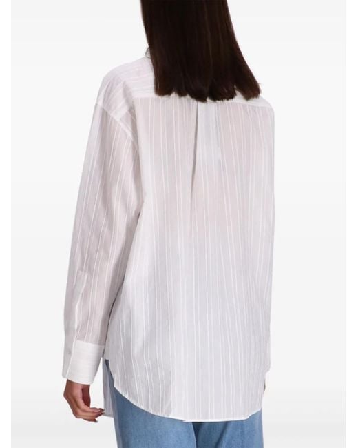 Boss White Striped Shirt