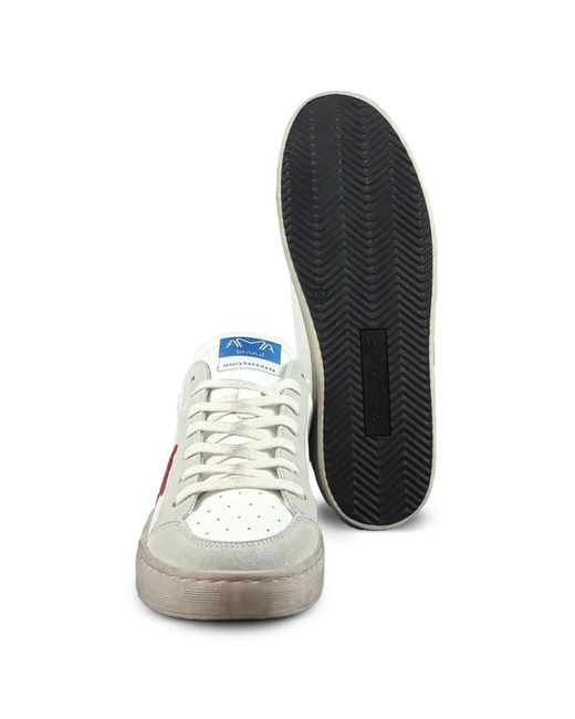 AMA BRAND White Star-Patch Sneakers for men