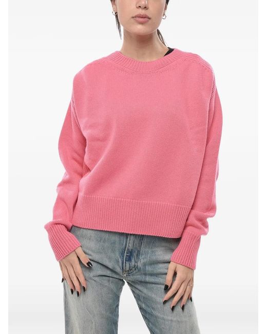 Sa Su Phi Red Cashmere Crew-Neck Sweater