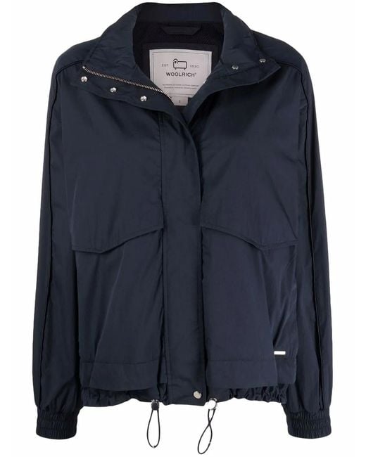 Woolrich Blue Kendall Zip-Front Jacket